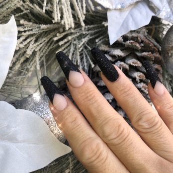 Tips & Toes - Gel-X, Coffin - Long with RAW glitter - Nail Salons Near Me - Westminster, California Tips & Toes - Gel-X, Coffin - Long with RAW glitter - Nail Salons Near Me - Westminster, California