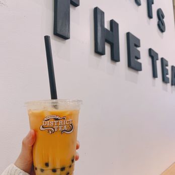 District Tea - Sweet potato latte - Bubble Tea Near Me - San Francisco, California District Tea - Sweet potato latte - Bubble Tea Near Me - San Francisco, California