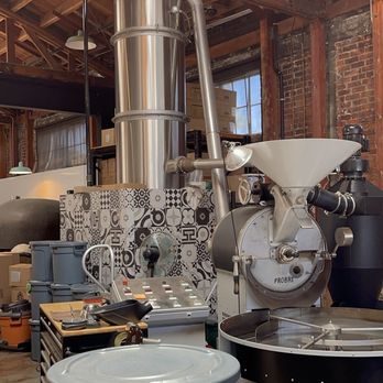 Handlebar Coffee Roasters - Giant roaster on site to guarantee freshness - Coffee Roasteries Near Me - Santa Barbara, California