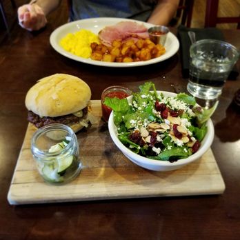 Farmers Gastropub - Not a bad burger at all...just not a great one. My wife's dish was also good, just not great. We had higher hopes! - Gastropubs Near Me - Springfield, Missouri