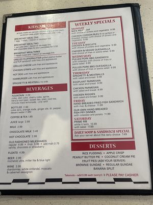 Menu photo 2 Shorty's Place Watertown, NY
