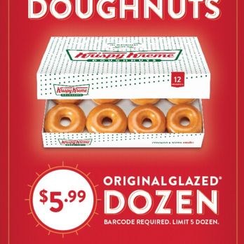 Krispy Kreme - Dozen Original Glazed Doughnuts special for $5.99 - Donuts Near Me - San Dimas, California Krispy Kreme - Dozen Original Glazed Doughnuts special for $5.99 - Donuts Near Me - San Dimas, California