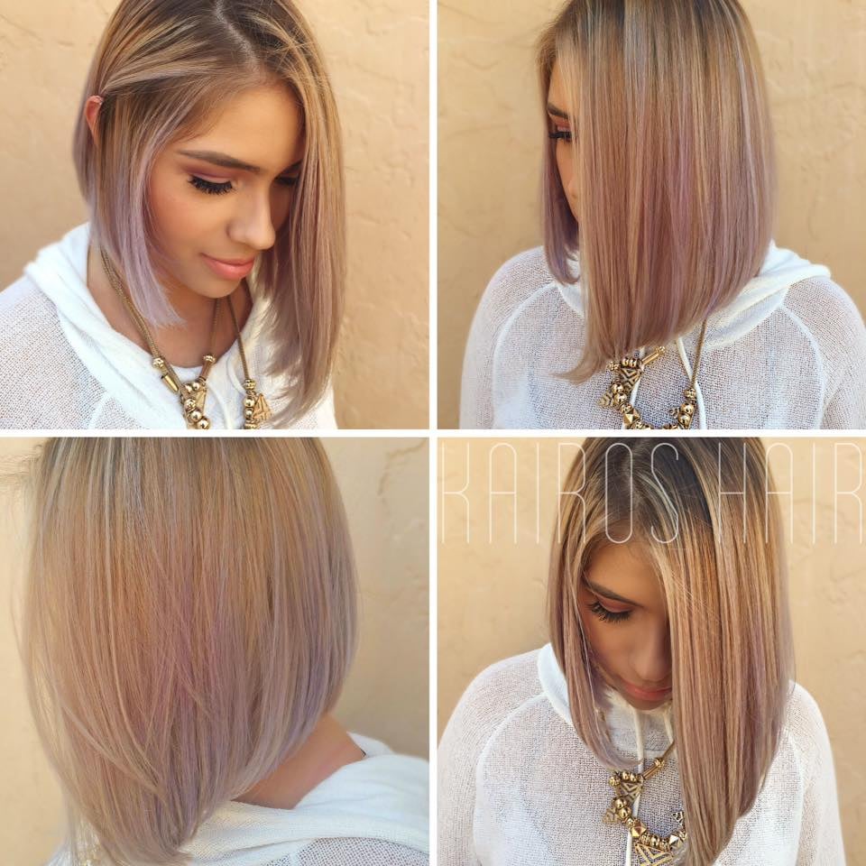 The Perfect Silver And Lavender Hair Transformation Done By Hair