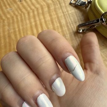 Image Nails & Spa - BEFORE: The nail break and overdue manicure (from a different saloon) - Nail Salons Near Me - San Diego, California Image Nails & Spa - BEFORE: The nail break and overdue manicure (from a different saloon) - Nail Salons Near Me - San Diego, California