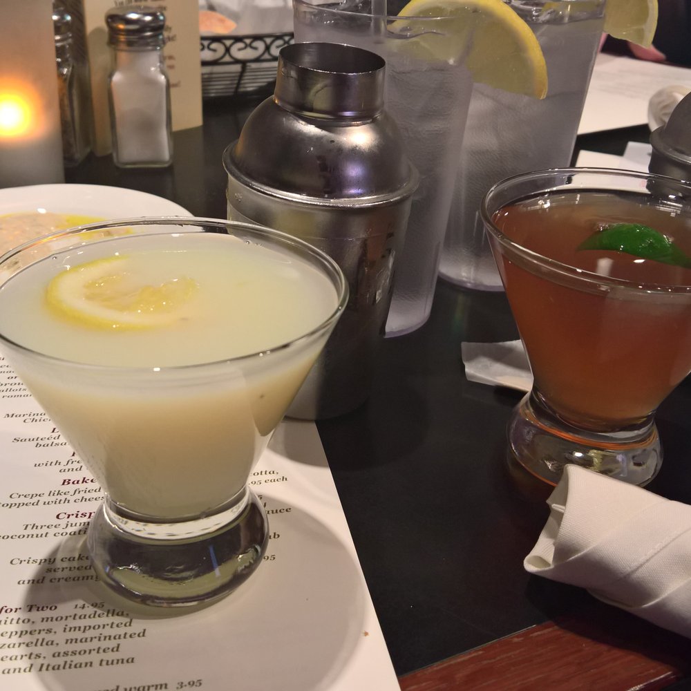 Tutto Bene - Lemon Ice (left) and Italian breeze (right) cocktails - Italian Near Me - Brockton, Massachusetts Tutto Bene - Lemon Ice (left) and Italian breeze (right) cocktails - Italian Near Me - Brockton, Massachusetts