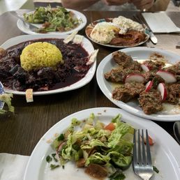 Cherry Kabob, Raw Kibbeh, Baba, Humus, spicy dip Cherry Kabob, Raw Kibbeh, Baba, Humus, spicy dip