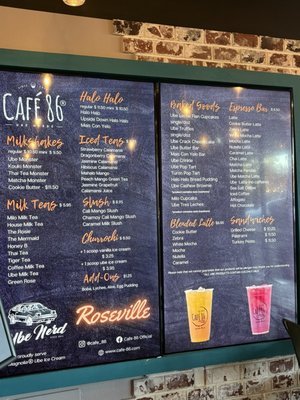 Menu photo 1 Cafe 86 -Roseville Roseville, CA