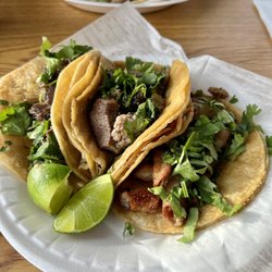 Taqueria Sol Azteca - Cabeza, lengua y tripa tacos The BEST forking tacos in Grand Rapids