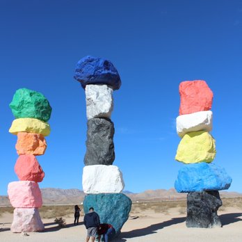 Seven Magic Mountains - Public Art Near Me - Las Vegas, Nevada Seven Magic Mountains - Public Art Near Me - Las Vegas, Nevada
