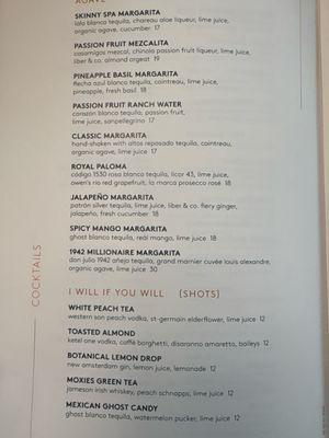Menu photo 7 Moxies Washington, DC, DC