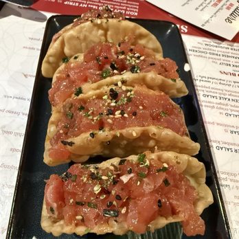 Kapow Noodle Bar - Ahi Tuna Poke Tacos - Asian Fusion Near Me - Boca Raton, Florida Kapow Noodle Bar - Ahi Tuna Poke Tacos - Asian Fusion Near Me - Boca Raton, Florida