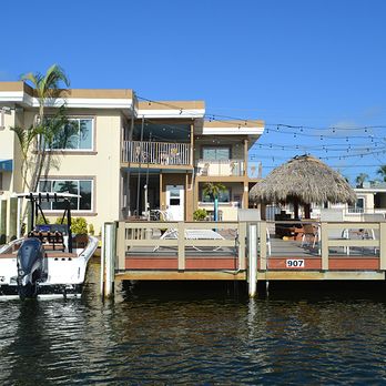 Bay Palms Waterfront Resort - Pulling up by boat - Hotels Near Me - St. Pete Beach, Florida