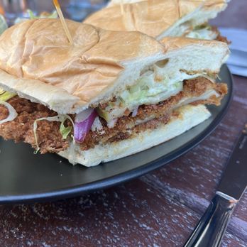 Tasty Harmony - Oyster Mushroom Poboy Sandwich - Vegan Near Me - Fort Collins, Colorado