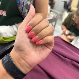 Manicure with gel builder Manicure with gel builder