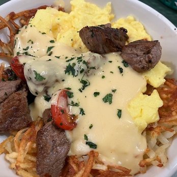 Metro Diner - steak eggs hashbrowns "bowl" - Breakfast & Brunch Near Me - Lakeland, Florida Metro Diner - steak eggs hashbrowns "bowl" - Breakfast & Brunch Near Me - Lakeland, Florida