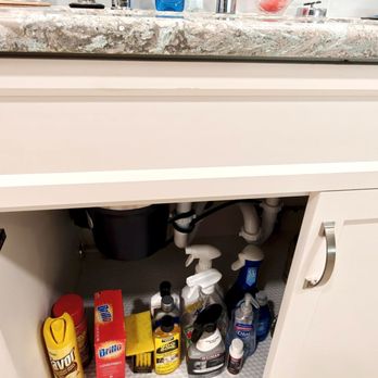 Dunedin Plumbing - New InstatHot Chrome Faucet and Garbage Disposal under sink blocking access to new Heater unit. No problem for DAN!! - Plumbing Near Me - Dunedin, Florida Dunedin Plumbing - New InstatHot Chrome Faucet and Garbage Disposal under sink blocking access to new Heater unit. No problem for DAN!! - Plumbing Near Me - Dunedin, Florida
