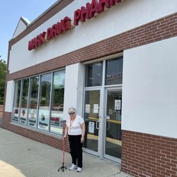 Mark Drugs Pharmacy - Mom showing off her new cane.