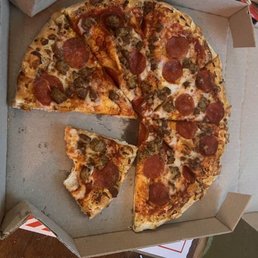 Inedible. No sauce. No cheese on half the pizza. This is his third try and making a simple pizza and still screwed it up. Refused to refund. Inedible. No sauce. No cheese on half the pizza. This is his third try and making a simple pizza and still screwed it up. Refused to refund.