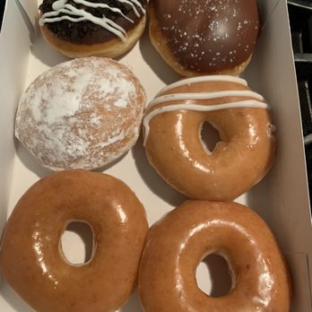 Krispy Kreme - Look donuts I got paid normal price for my personal box! I think the fillings are the best - Donuts Near Me - Daly City, California Krispy Kreme - Look donuts I got paid normal price for my personal box! I think the fillings are the best - Donuts Near Me - Daly City, California