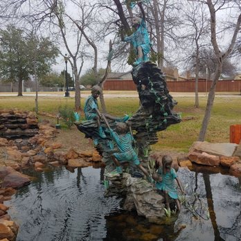 Bicentennial Park - Kids playing statue - Playgrounds Near Me - Pantego, Texas Bicentennial Park - Kids playing statue - Playgrounds Near Me - Pantego, Texas