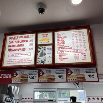 In-N-Out Burger - 1/14/25 FYI. Menu. - Burgers Near Me - San Fernando, California