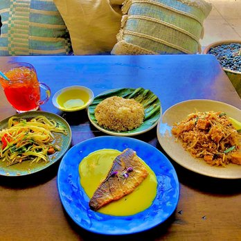 La ong - La ong Thai Cuisine and I'm guilty of always ordering more than I can eat :) - Thai Near Me - Beverly Hills, California