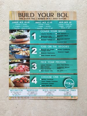 Menu photo 6 Bolay Boca Raton, FL