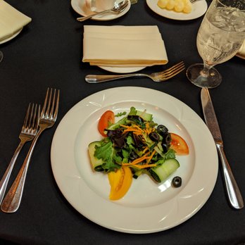The Dinner Detective - First course the green salad - Dinner Theater Near Me - Long Beach, California