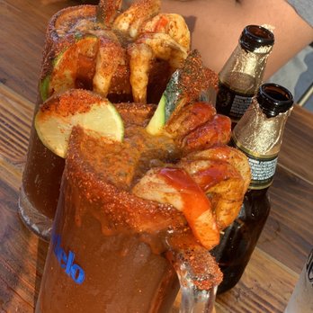 Tostadas - Shrimp michelada - Breakfast & Brunch Near Me - San Jose, California Tostadas - Shrimp michelada - Breakfast & Brunch Near Me - San Jose, California