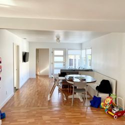 Varga Construction - Removed wall, installing load bearing wall and fixed the walls to match texture & paint color.