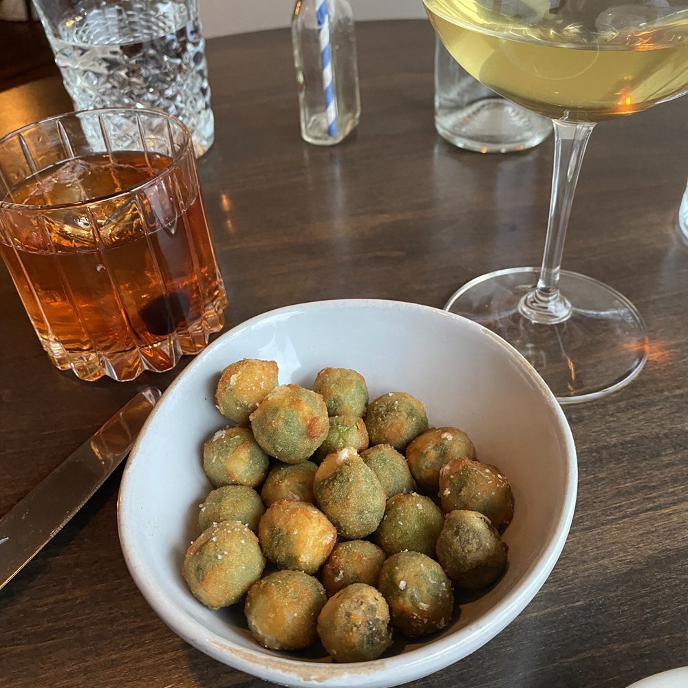 Hyacinth - Fried olives and drinks to start - Italian Near Me - Saint Paul, Minnesota