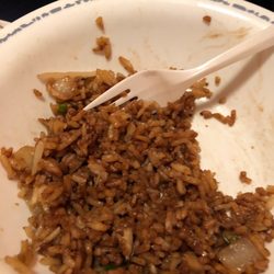Huang's Mister Wok - More like burnt fried rice