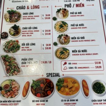 Yummy Express - Counter menu - Delis Near Me - Westminster, California