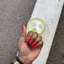 Tucson Nail Team - Fresh nail set, true red color
