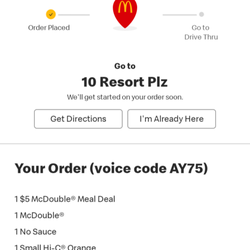 McDonald's - Receipt
