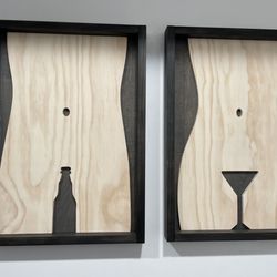 Barrel & Stave - restroom art