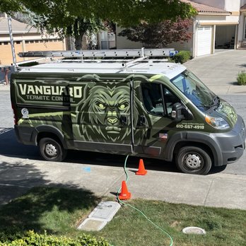 Vanguard Termite Control - Their truck. That long hose ran all the up through our house and into the attic. - Pest Control Near Me - Redwood City, California Vanguard Termite Control - Their truck. That long hose ran all the up through our house and into the attic. - Pest Control Near Me - Redwood City, California