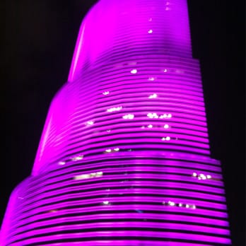 Courtyard by Marriott Miami Downtown/Brickell Area - It changes colors. - Hotels Near Me - Miami, Florida