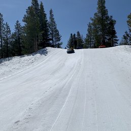 Snow tubing area