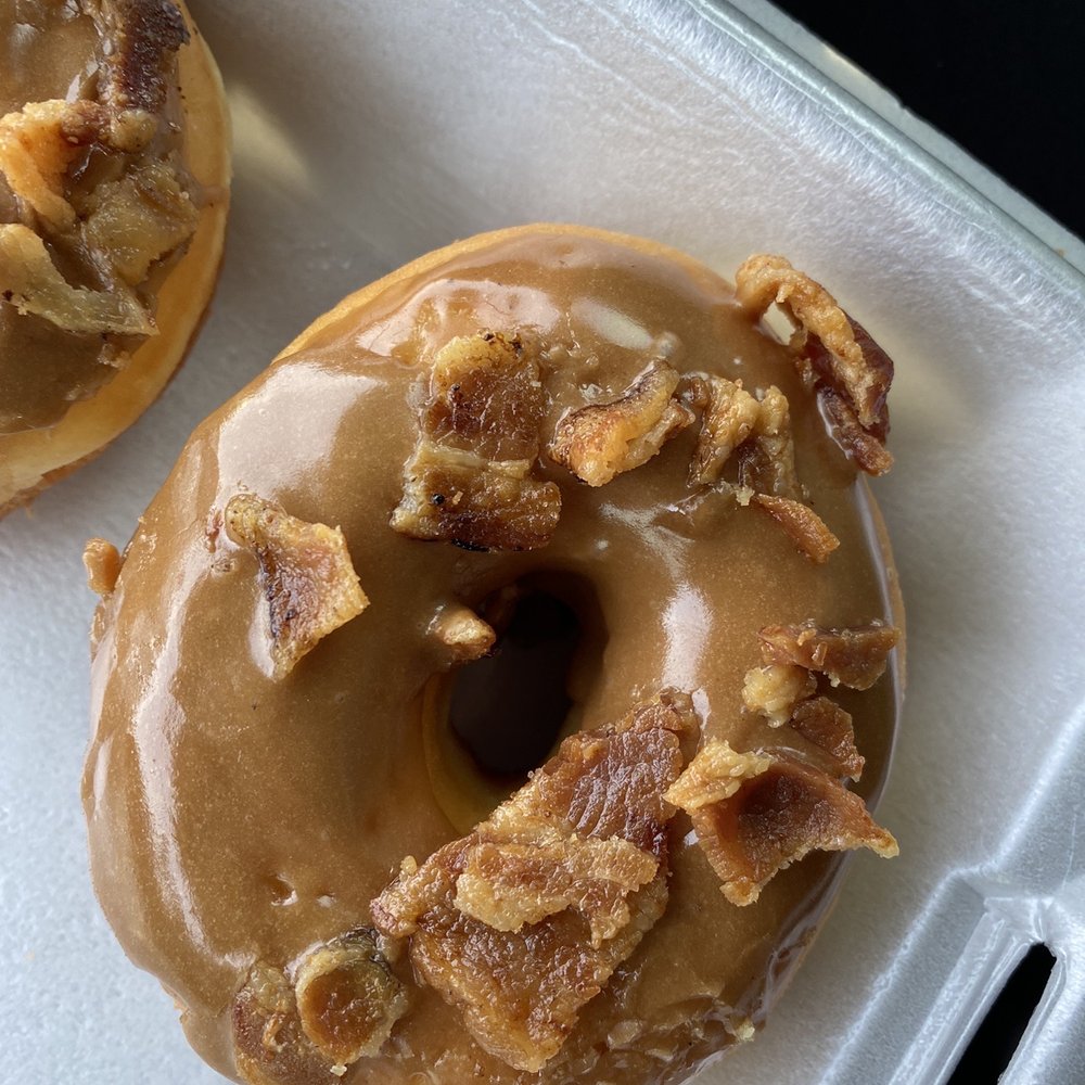 High Street Donuts - Maple bacon donut - Donuts Near Me - Longview, Texas High Street Donuts - Maple bacon donut - Donuts Near Me - Longview, Texas