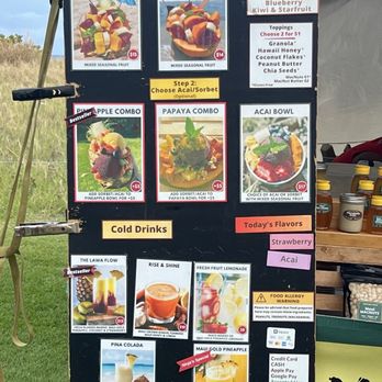Maui Fruit Ninja - Menu 6/2024 - Acai Bowls Near Me - Lahaina, Hawaii