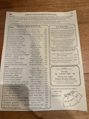 Menu photo 5 Three Sacks Full Seattle, WA Menu photo 5 Three Sacks Full Seattle, WA