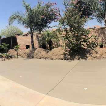 MTS Landscape - Concrete poured.    Wall was next - Masonry/Concrete Near Me - Moreno Valley, California
