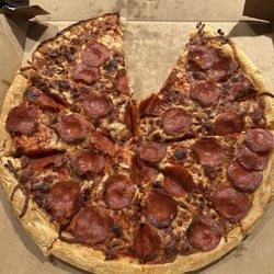 Little Caesars Pizza - Tried again and today our Pepperoni pizza is burnt! 8/8/25