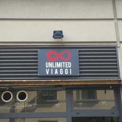 Unlimited Viaggi - Insegna e logo Unlimited Viaggi