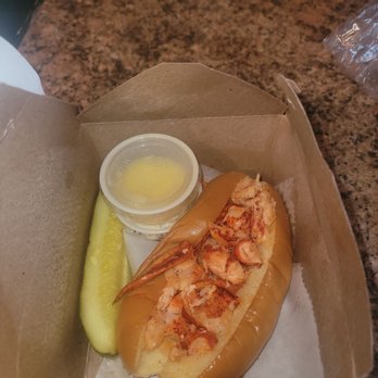 Mystic Lobster Roll - Lol snuck a few pieces!! - Sandwiches Near Me - Ship Bottom, New Jersey Mystic Lobster Roll - Lol snuck a few pieces!! - Sandwiches Near Me - Ship Bottom, New Jersey