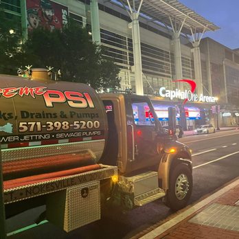 Extreme PSI - Pumping at Capital One Arena - Septic Services Near Me Extreme PSI - Pumping at Capital One Arena - Septic Services Near Me