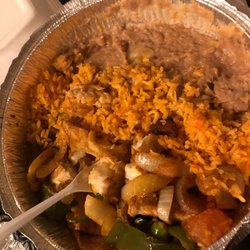 El Azteca Mexican Restaurant - Delicious rice beans vegetables and fish