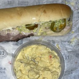 #14 with potato salad #14 with potato salad