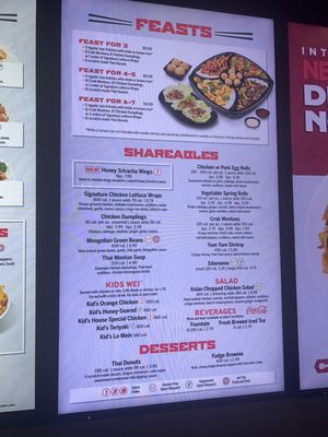 Menu photo 2 Pei Wei Asian Kitchen Coral Springs, FL